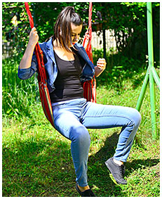 leaking into jeans while on the swing girl pisses herself 04