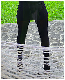black pantyhose skirt piss 3