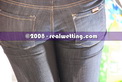 girl wetting tight jeans