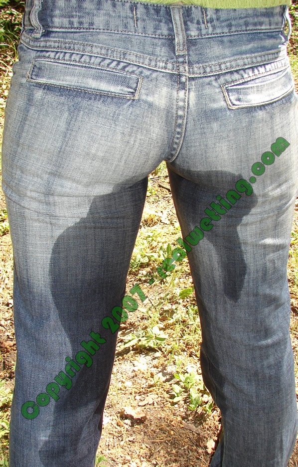 Wetting jeans pictures