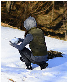 Snowman fail with Beatrice