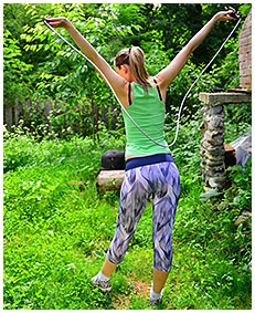 skipping rope damp tights situation with claudia 04