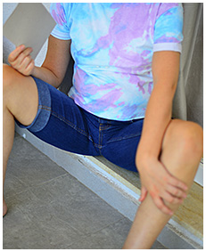 jeans shorts piss lazy wet 3