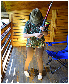 pissed herself fishing 03