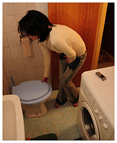 alice got too late to the toilet she filled her jeans with piss 7913
