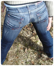 Jeans wetting