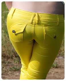 yellow pants pissing herself wetting her yellow pants desperate to pee