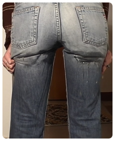 teenager peeing herself in jeans pissing jeans
